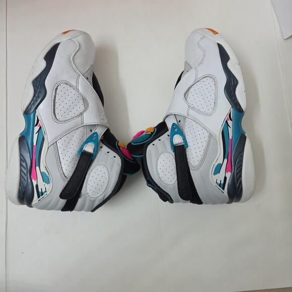 JORDAN 8 Retro South Beach 2018 Size 9 Turbo White Green Teal Gray main image 6